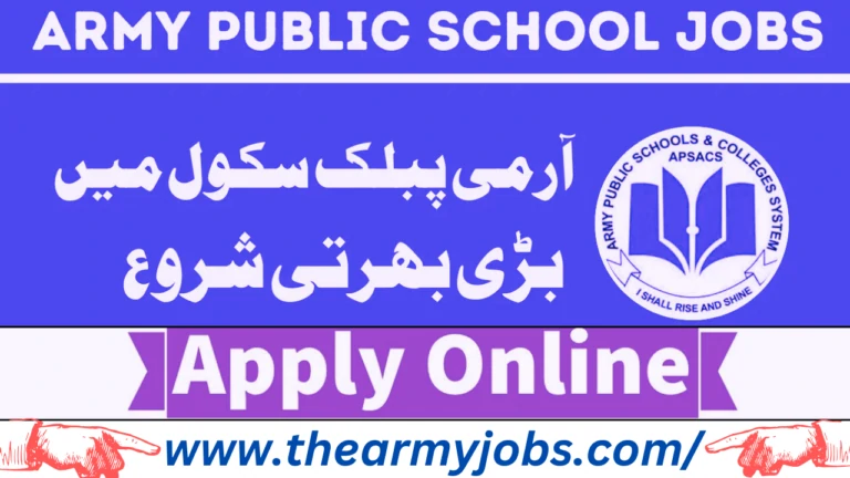 Jobs in Army Public School & College Pasban, Rawalpindi