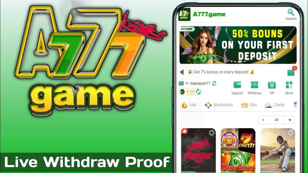 A777 Game (New Earning APP) Free Download Login Now 2025 1 A777 Game